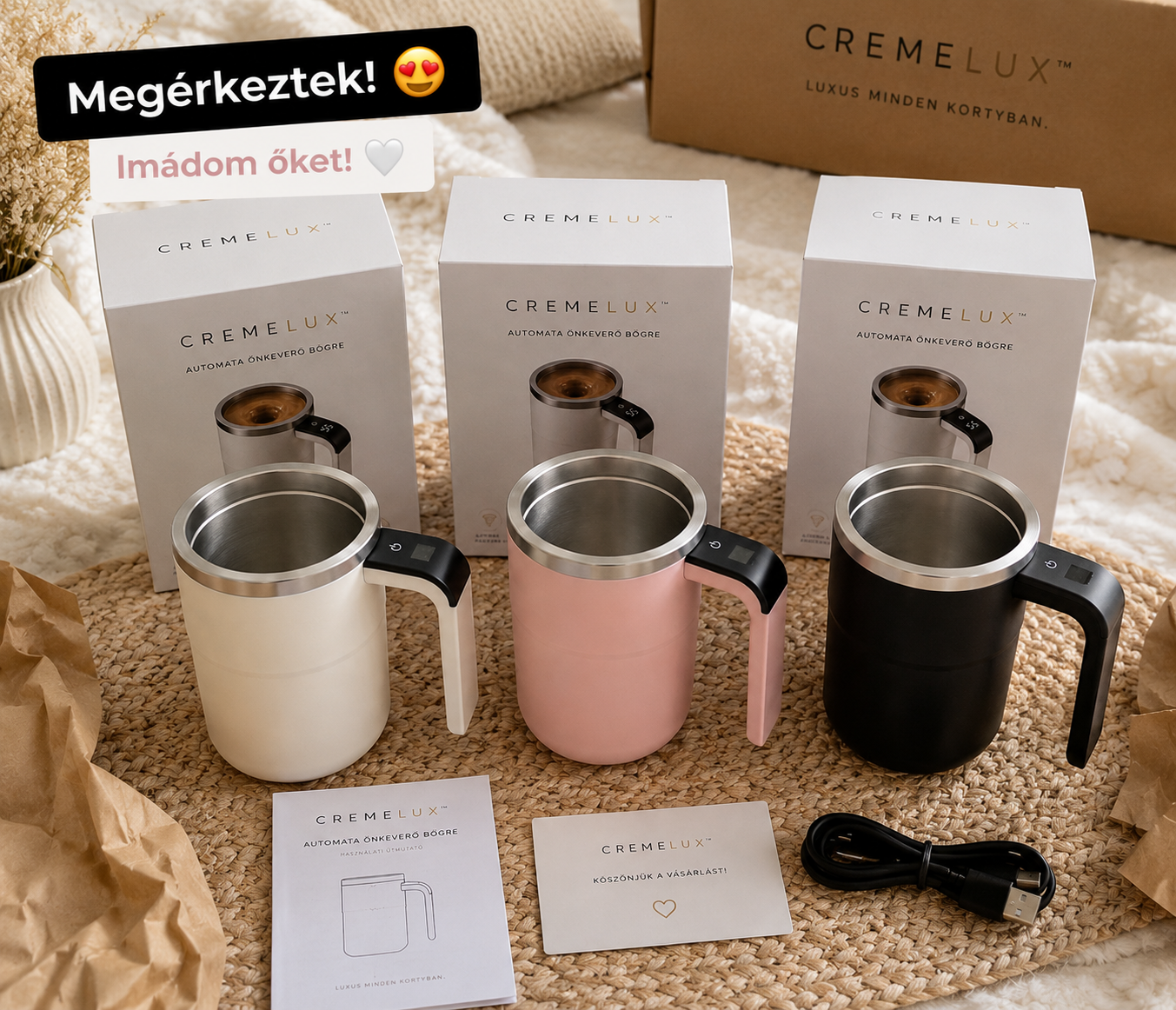 CremeLux™ Automatikus Önkavaró Bögre